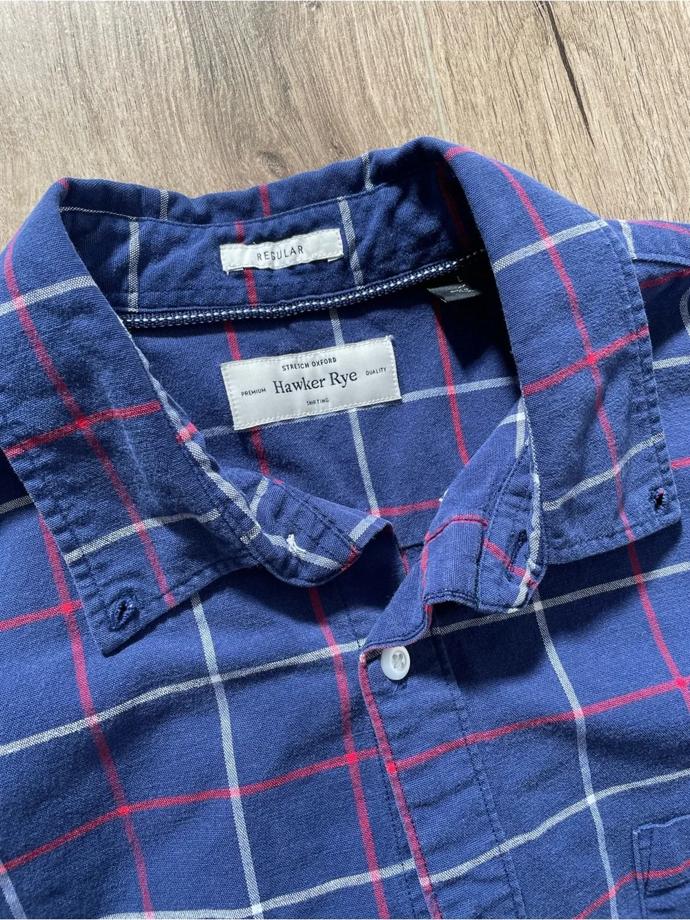 Lot bundle four button up shirts good condition all L hawker rye H&M banana